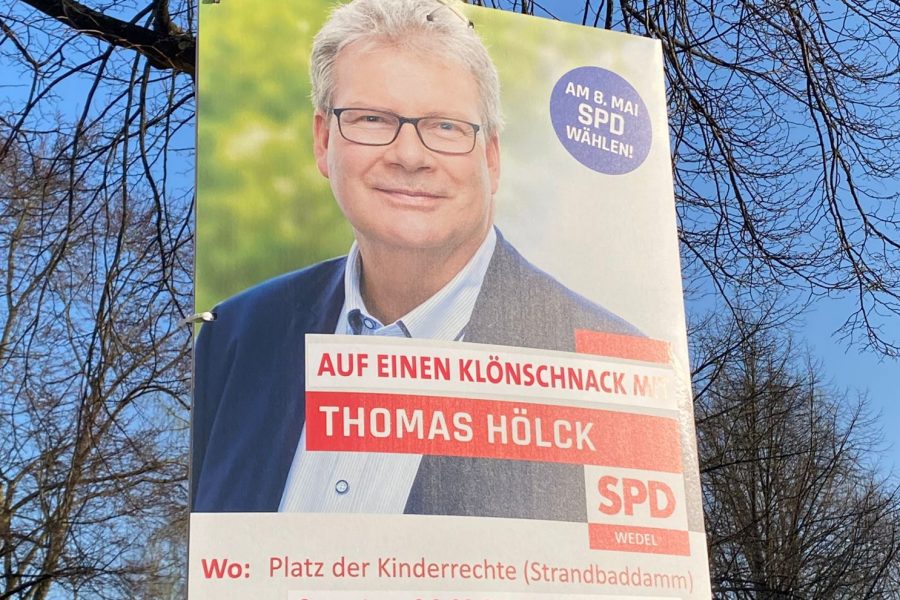 Auf einen Klönschnack mit Thomas Hölck am 26.3.22 in Wedel